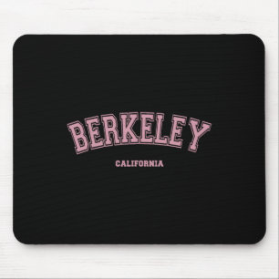 Alfombrilla De Ratón Rosa Berkeley California Ca Estilo Varsity En Berk
