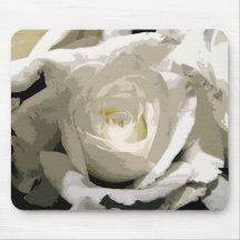 Rosa blanca abstracta
