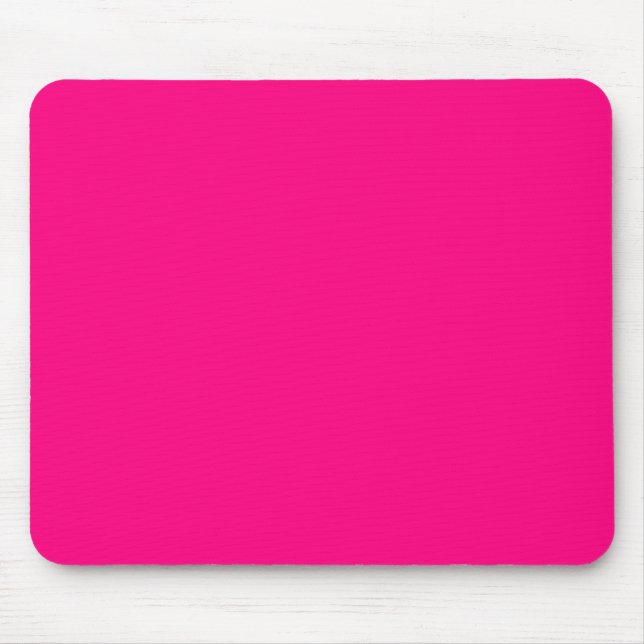 Alfombrilla De Ratón Rosa Brillante (Frente)