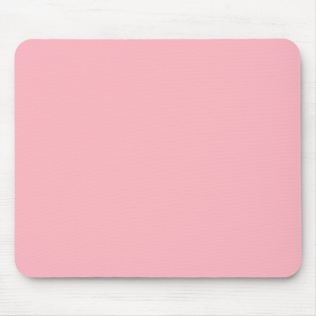 Alfombrilla De Ratón Rosa Claro (Frente)