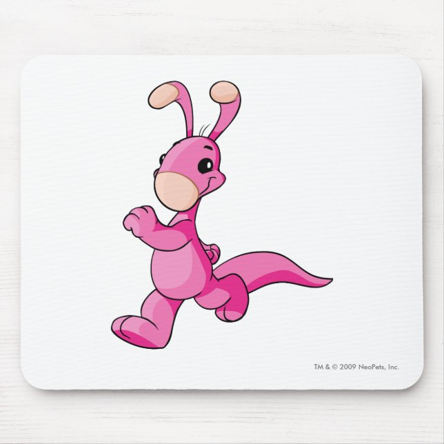 Alfombrilla De Ratón Rosa de Blumaroo (Frente)