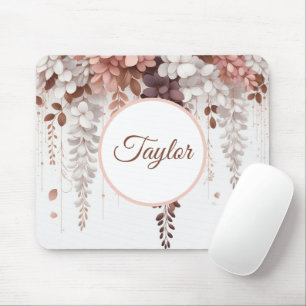 Alfombrilla De Ratón Rosa de cacao Wisteria Cascade