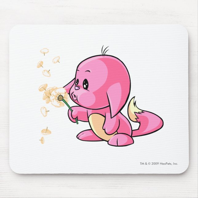 Alfombrilla De Ratón Rosa de Kacheek (Frente)
