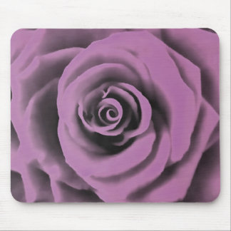 Alfombrilla De Ratón Rosa de lavanda negra grande y artística