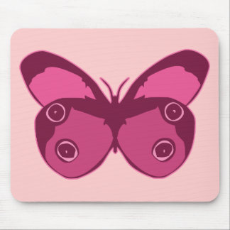 Alfombrilla De Ratón Rosa de mariposa