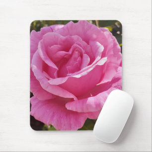 Alfombrilla De Ratón Rosa de té rosado Chicas florales Rosa