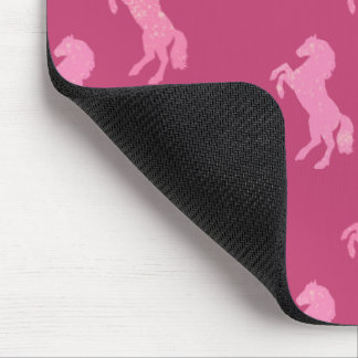 Alfombrilla de ratón rosa desolada Caballos Vaquer