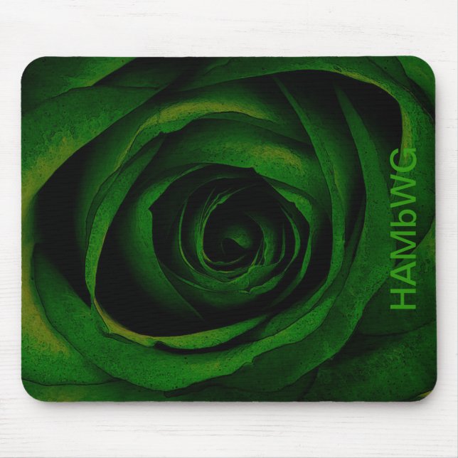 Alfombrilla De Ratón Rosa HAMbWG Green (Frente)