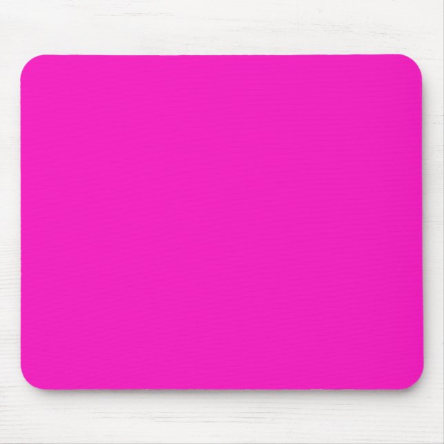 Alfombrilla De Ratón Rosa Impactante (Frente)