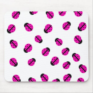 Alfombrilla De Ratón Rosa Lady Bug Mousepad