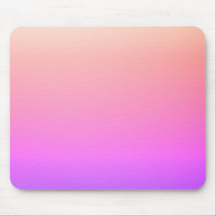 Alfombrilla De Ratón Rosa melocotón desvanecido y ombre colorido púrpur