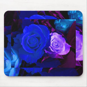 Alfombrilla De Ratón Rosa morado azul