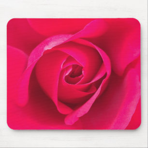 Alfombrilla De Ratón Rosa Roja Romántica v2