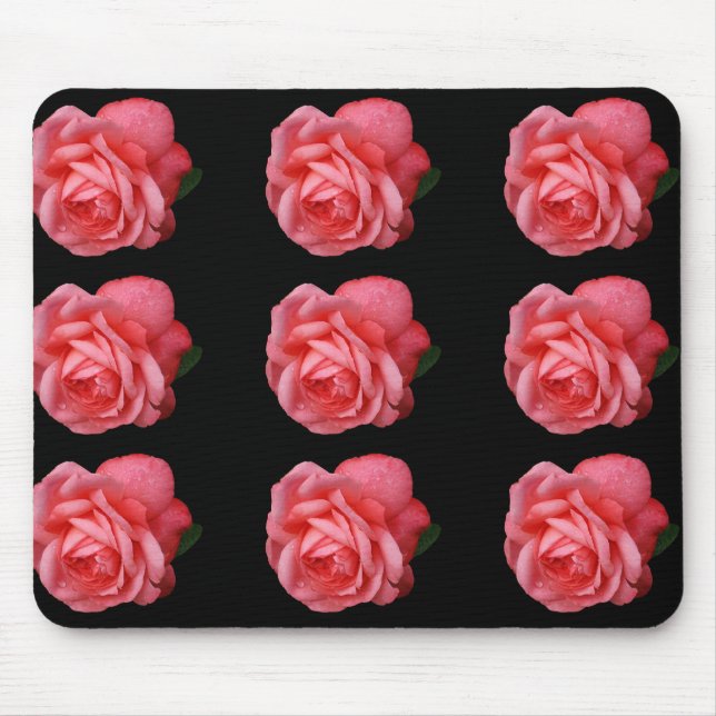 Alfombrilla De Ratón Rosa rosa (Frente)