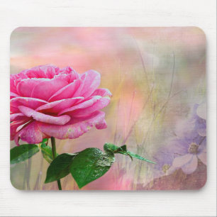Alfombrilla De Ratón Rosa rosa