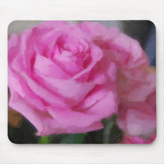 Alfombrilla De Ratón Rosa rosa (Frente)