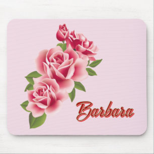 Alfombrilla De Ratón Rosa Rosa Personalizada