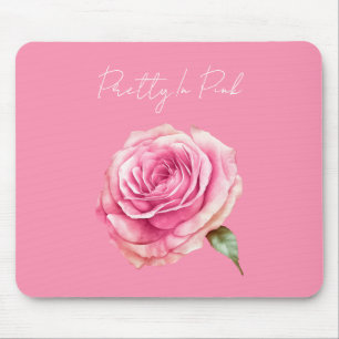 Alfombrilla De Ratón Rosa Rosa Preciosa