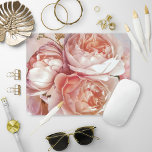 Alfombrilla De Ratón Rosa rosa rosa Rubor de la peonía floral botánica<br><div class="desc">Almohadilla de ratón rosa Rubor Floral Peony Botánico Floral - Decore su escritorio con estilo con esta magnífica almohadilla de ratón con un hermoso ramo de rosas rosas y peones,  sobre un hermoso fondo color de agua rosa y azul. Copyright Anastasia Designs,  todos los derechos reservados.</div>