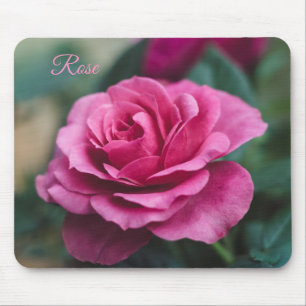 Alfombrilla De Ratón Rosa rosada de ensueño