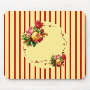 Alfombrilla De Ratón Rosa Stripe Mousepad