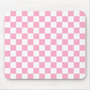 Alfombrilla De Ratón Rosa y blanco controlados