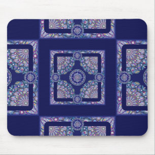 Alfombrilla De Ratón Rosario azul