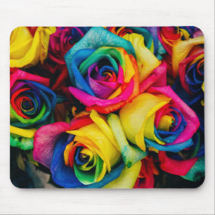 Alfombrilla De Ratón Rosas coloridos