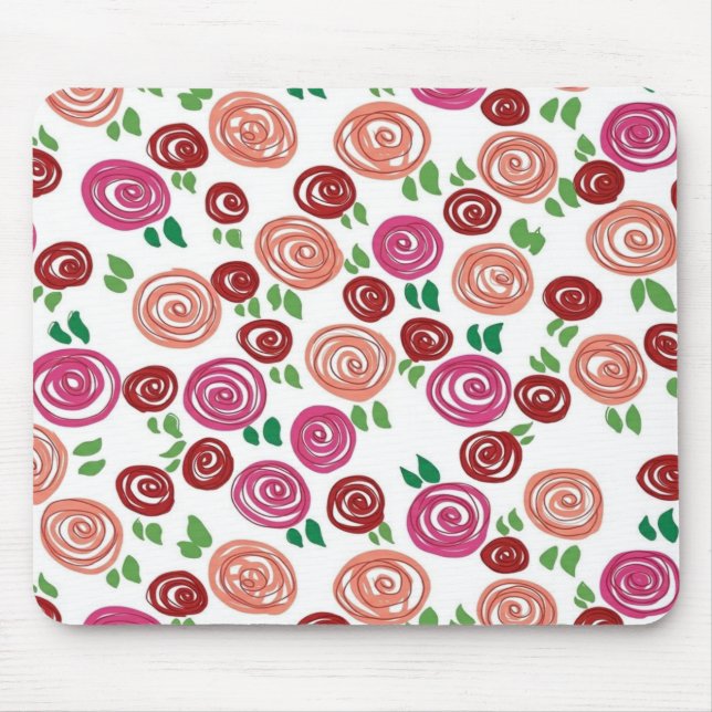 Alfombrilla De Ratón Rosas de ensueño (Frente)