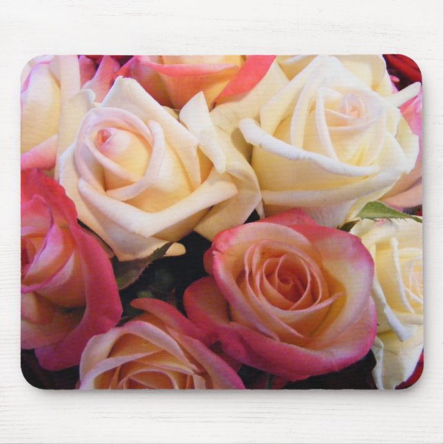 Alfombrilla De Ratón Rosas de los rosas de los rosas (Frente)