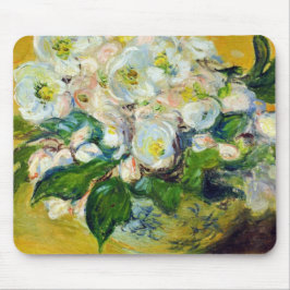 Alfombrilla De Ratón Rosas de Navidad (por Claude Monet)