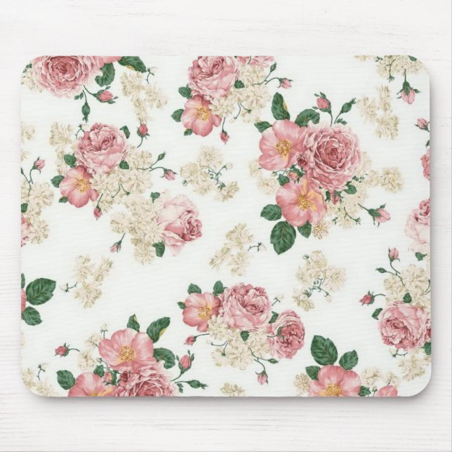 Alfombrilla De Ratón Rosas florales (Frente)