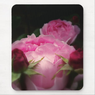 Alfombrilla De Ratón Rosas ingleses en rosa