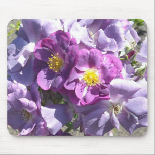 Alfombrilla De Ratón Rosas Malva