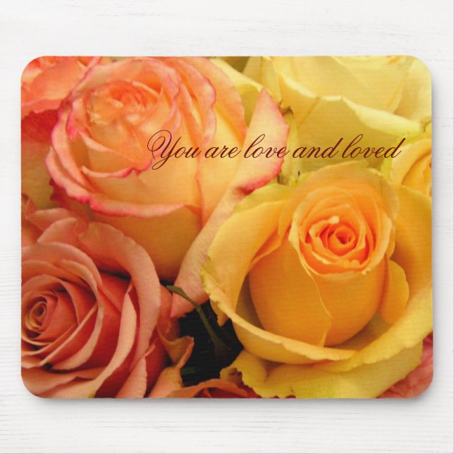 Alfombrilla De Ratón Rosas_ Mousepad (Frente)