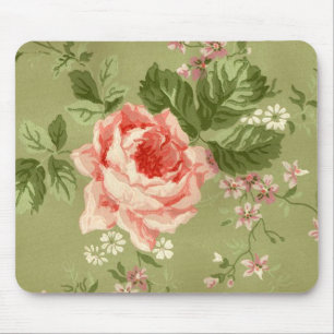 Alfombrilla De Ratón Rosas Mousepad del vintage