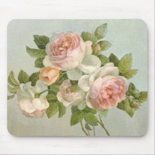 Alfombrilla De Ratón Rosas Mousepad del vintage