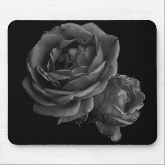Alfombrilla De Ratón Rosas negras góticas