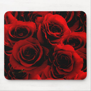 Alfombrilla De Ratón Rosas rojas oscuras para ti