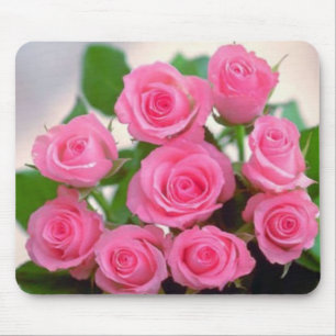 Alfombrilla De Ratón Rosas rosados