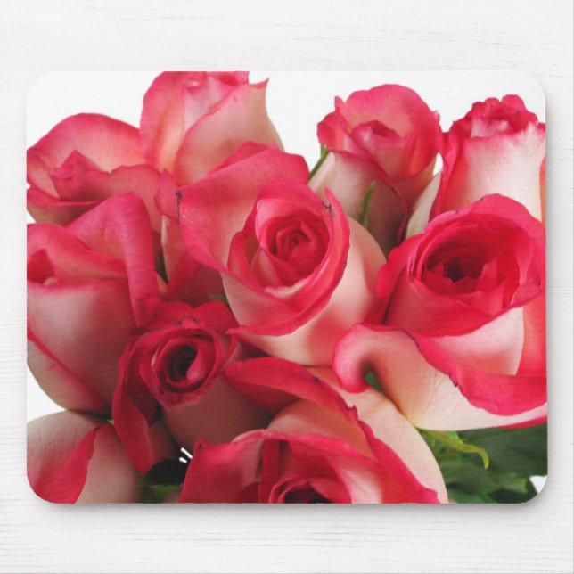 Alfombrilla De Ratón Rosas rosados (Frente)