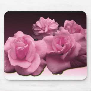 Alfombrilla De Ratón Rosas rosados Mousepad