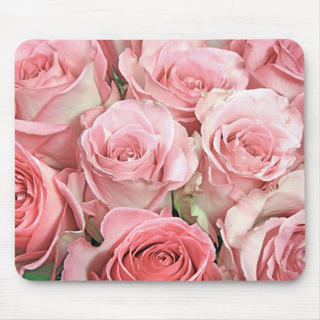 Alfombrilla De Ratón Rosas rosas rosas (Frente)