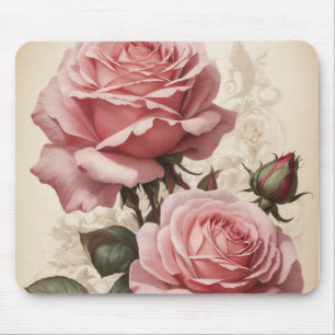 Alfombrilla De Ratón "rosas rosas rosas"