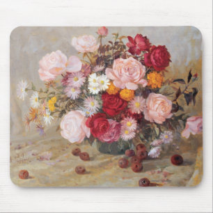 Alfombrilla De Ratón Rosas y margaritas