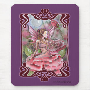 Alfombrilla de ratón Rose Fairy Fancy de Molly Har