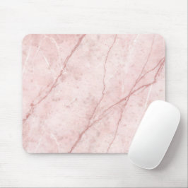 Alfombrilla De Ratón Rose Marble Organic Dusty Rose Blush 