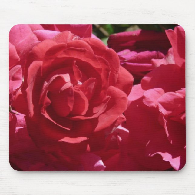 Alfombrilla De Ratón Roses rojos (Frente)