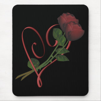 Alfombrilla De Ratón Roses Rojos Roses Rojo Flor Mousepad