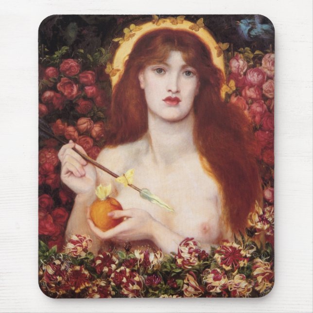 Alfombrilla De Ratón Rossetti Venus Verticordia CC0703 Mousepad (Frente)